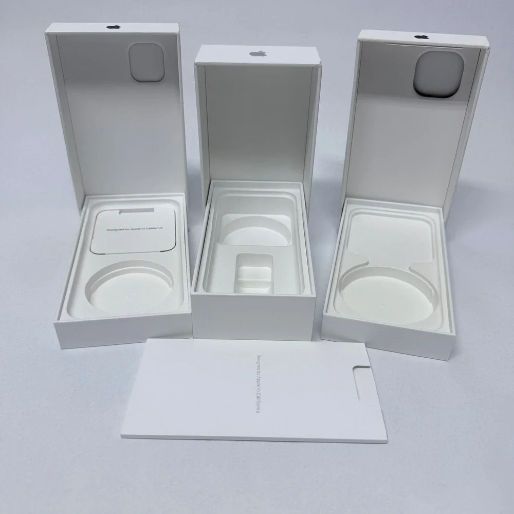 Apple iPhone Empty Box Lot iPhone 15 256GB iPhone 11 64GB iPhone 7 32GB Black
